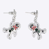 Aretes galleta estrella metal