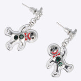 Aretes galleta estrella metal