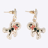 Aretes galleta estrella metal