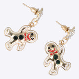 Aretes galleta estrella metal