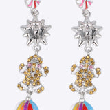 Aretes multi charm navidad