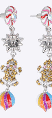 Aretes multi charm navidad