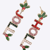 Aretes holly jolly