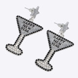 Aretes copa happy new year