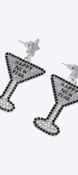 Aretes copa happy new year