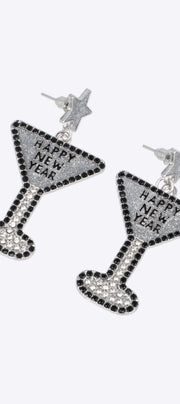 Aretes copa happy new year