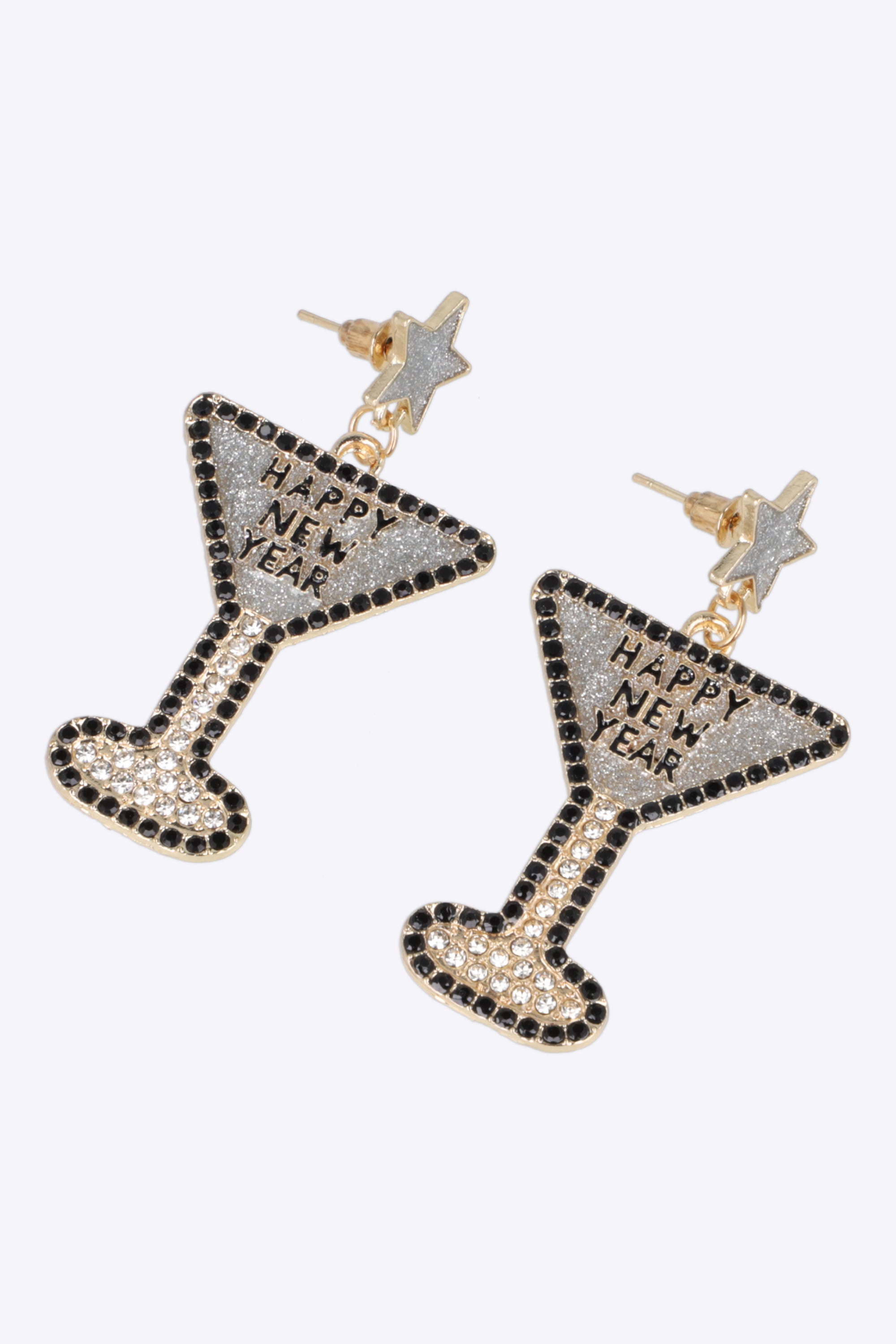 Aretes copa happy new year