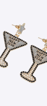 Aretes copa happy new year