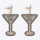 Aretes copa happy new year