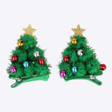 Set 2 broches arbol navideño