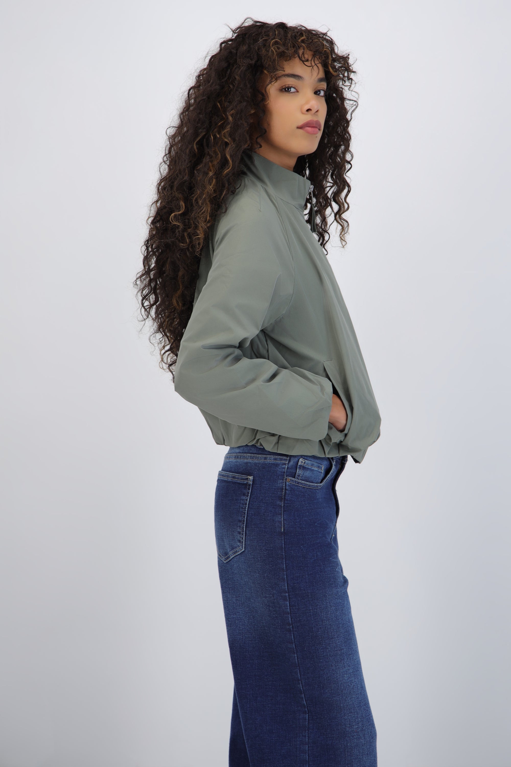 Chamarra bomber ligera