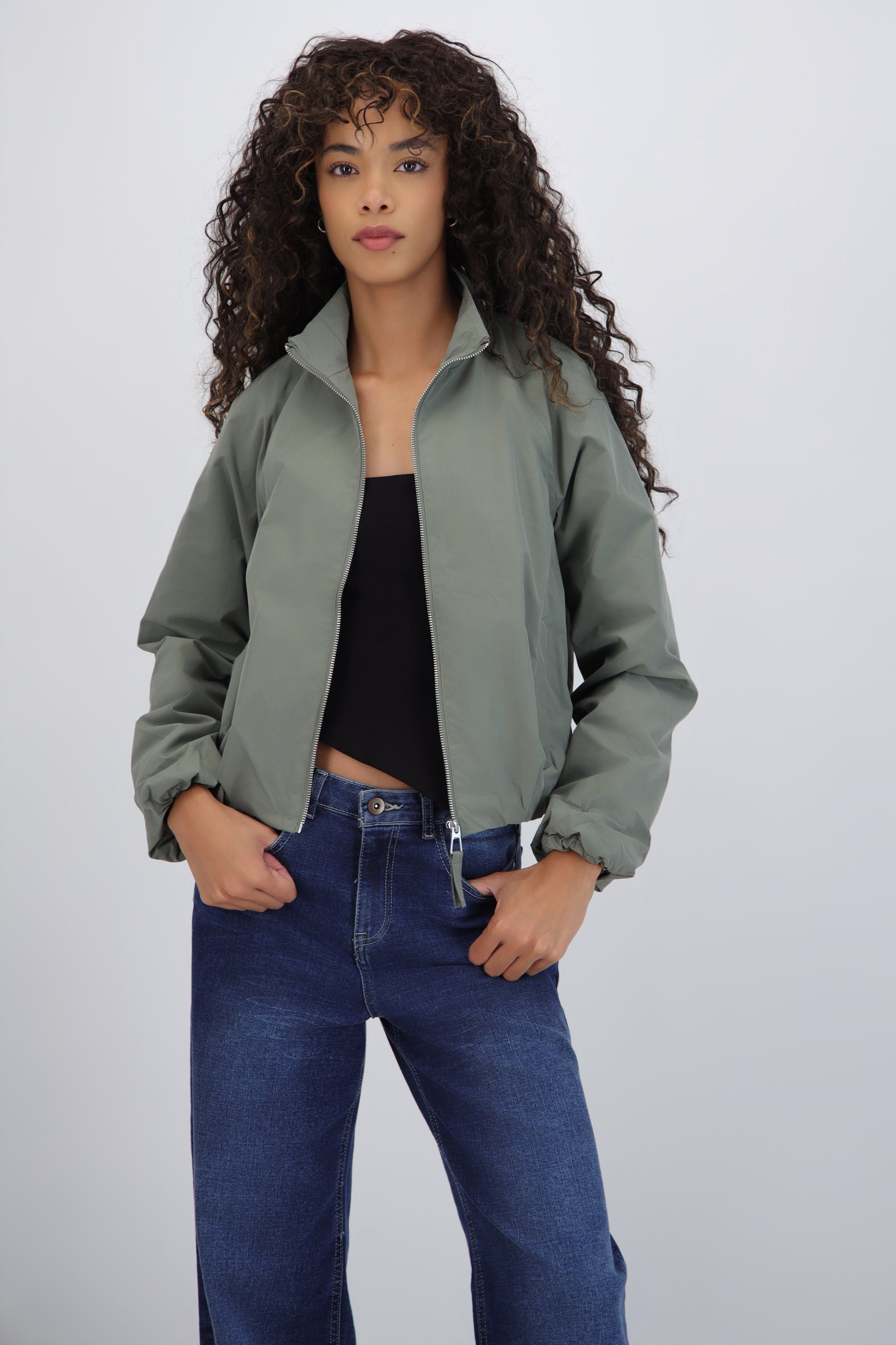 Chamarra bomber ligera