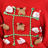 Suéter navideño juego de "gato"