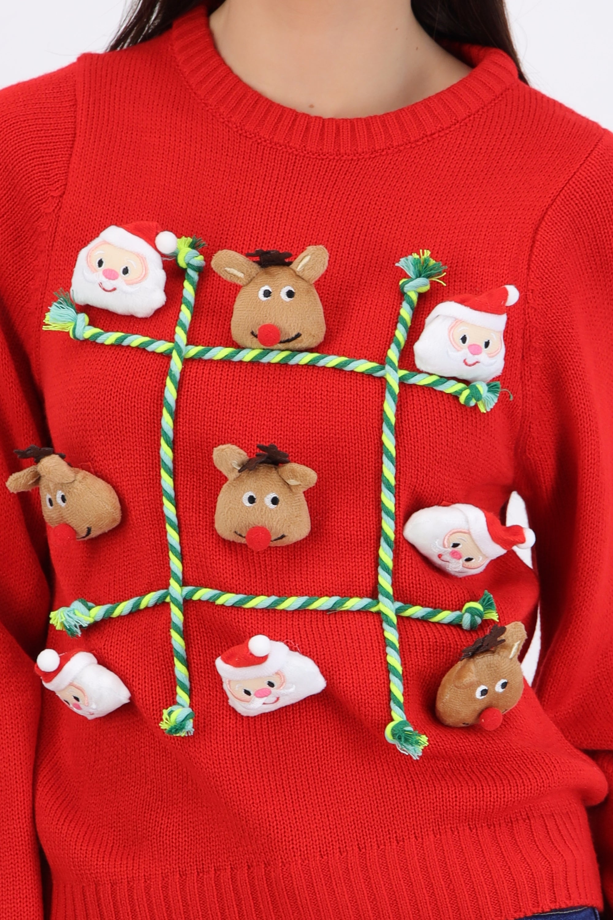 Suéter navideño juego de "gato"