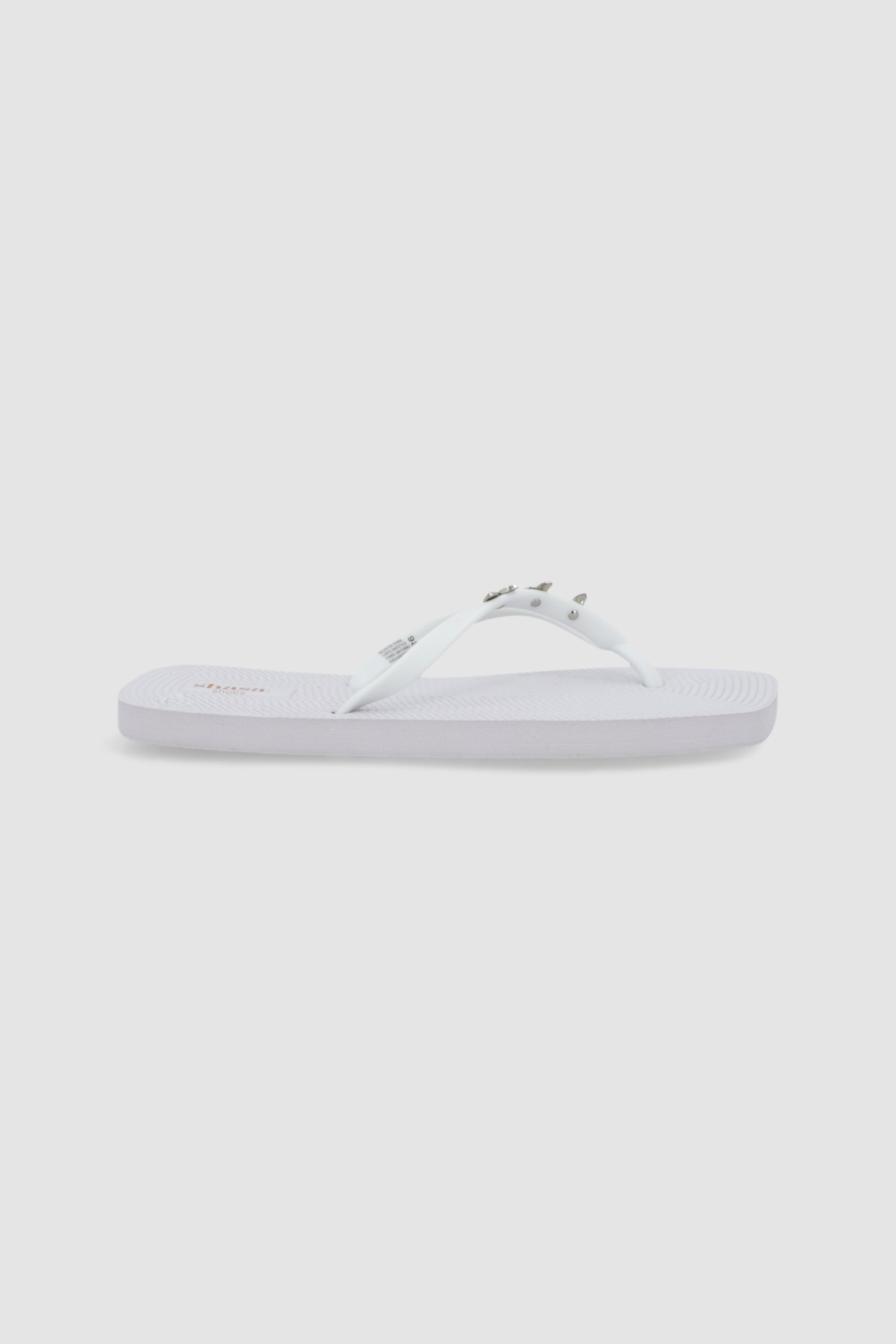 Flip Flop plataforma mariposas BLANCO