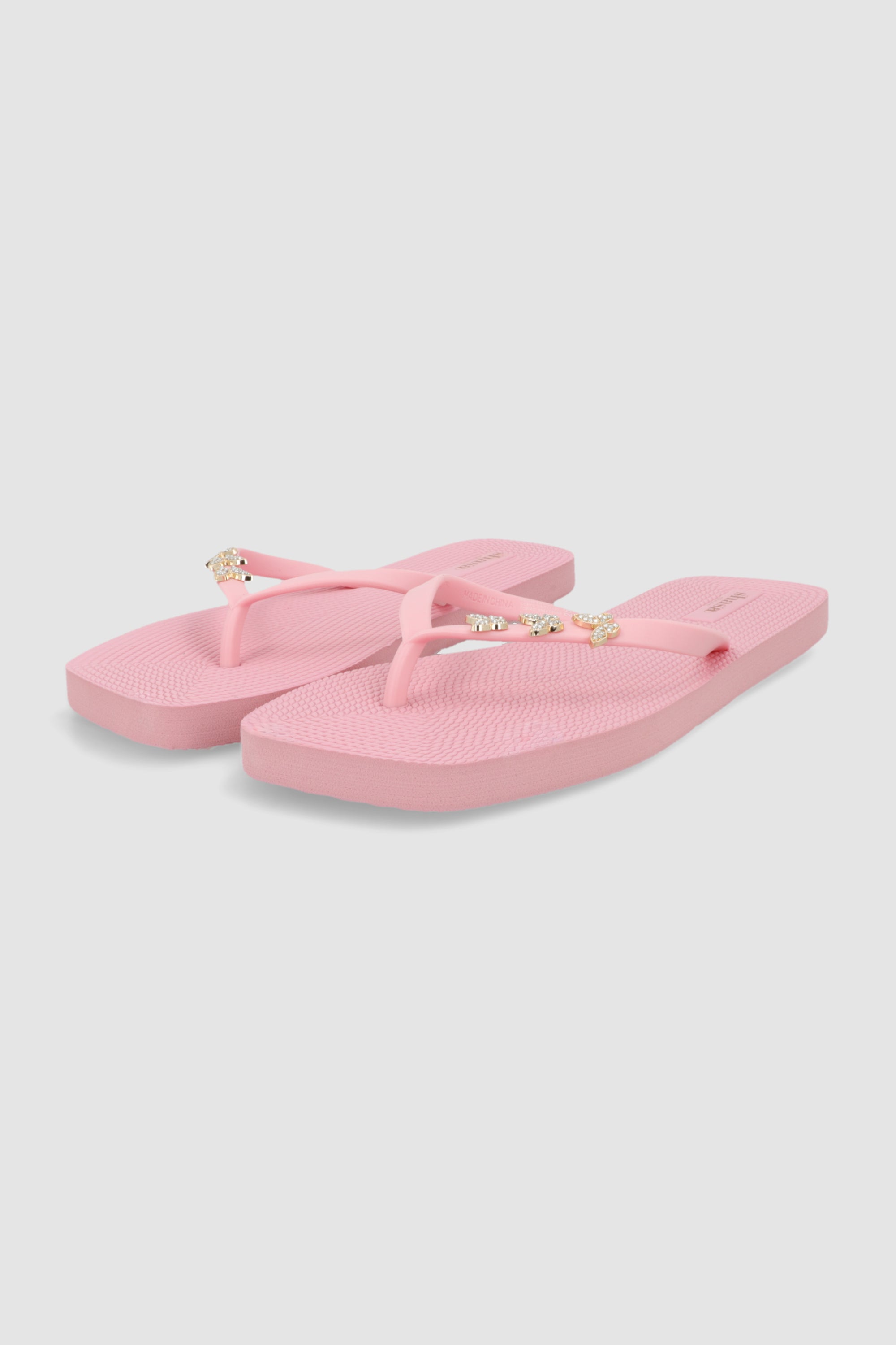 Flip Flop plataforma mariposas ROSA