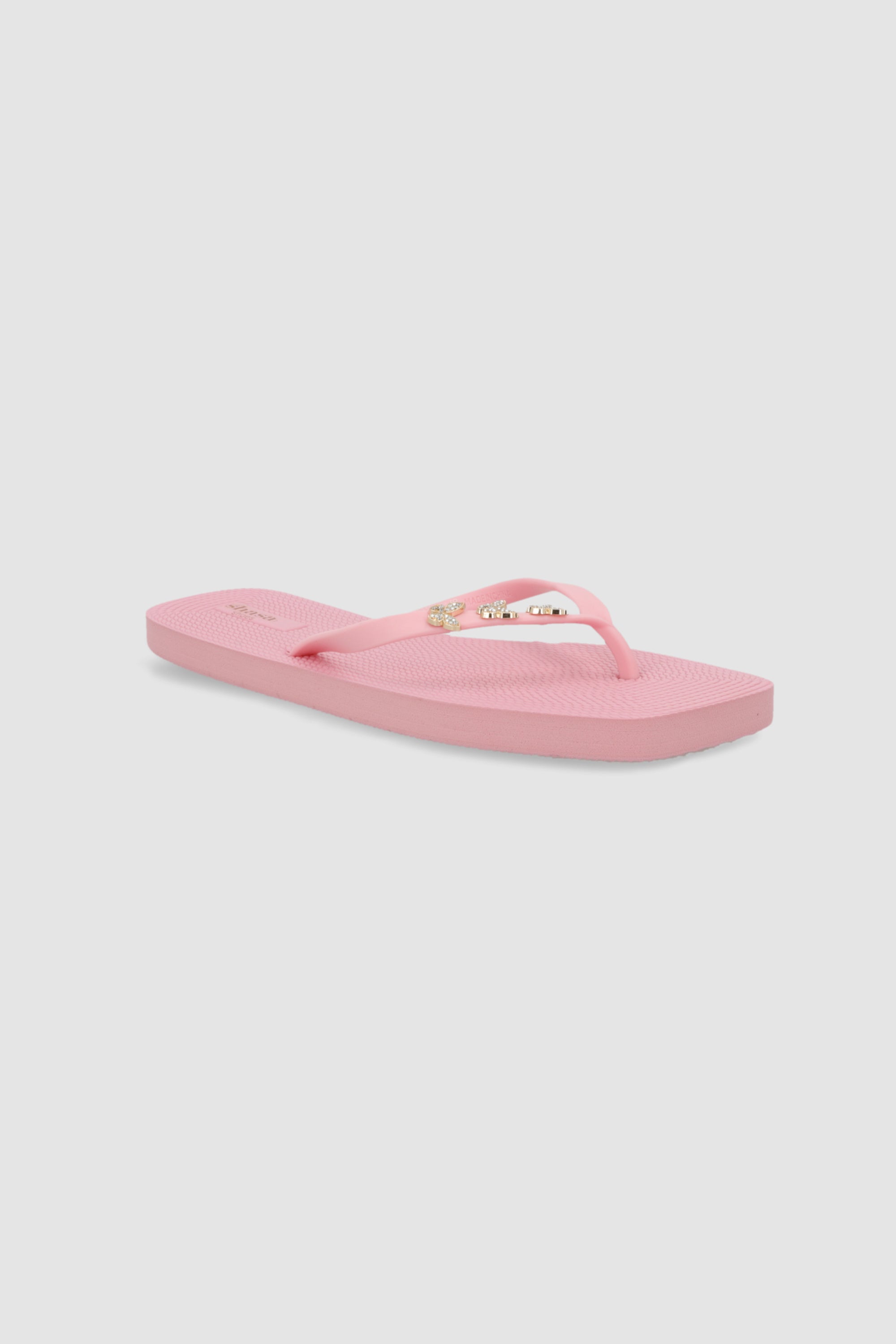 Flip Flop plataforma mariposas ROSA