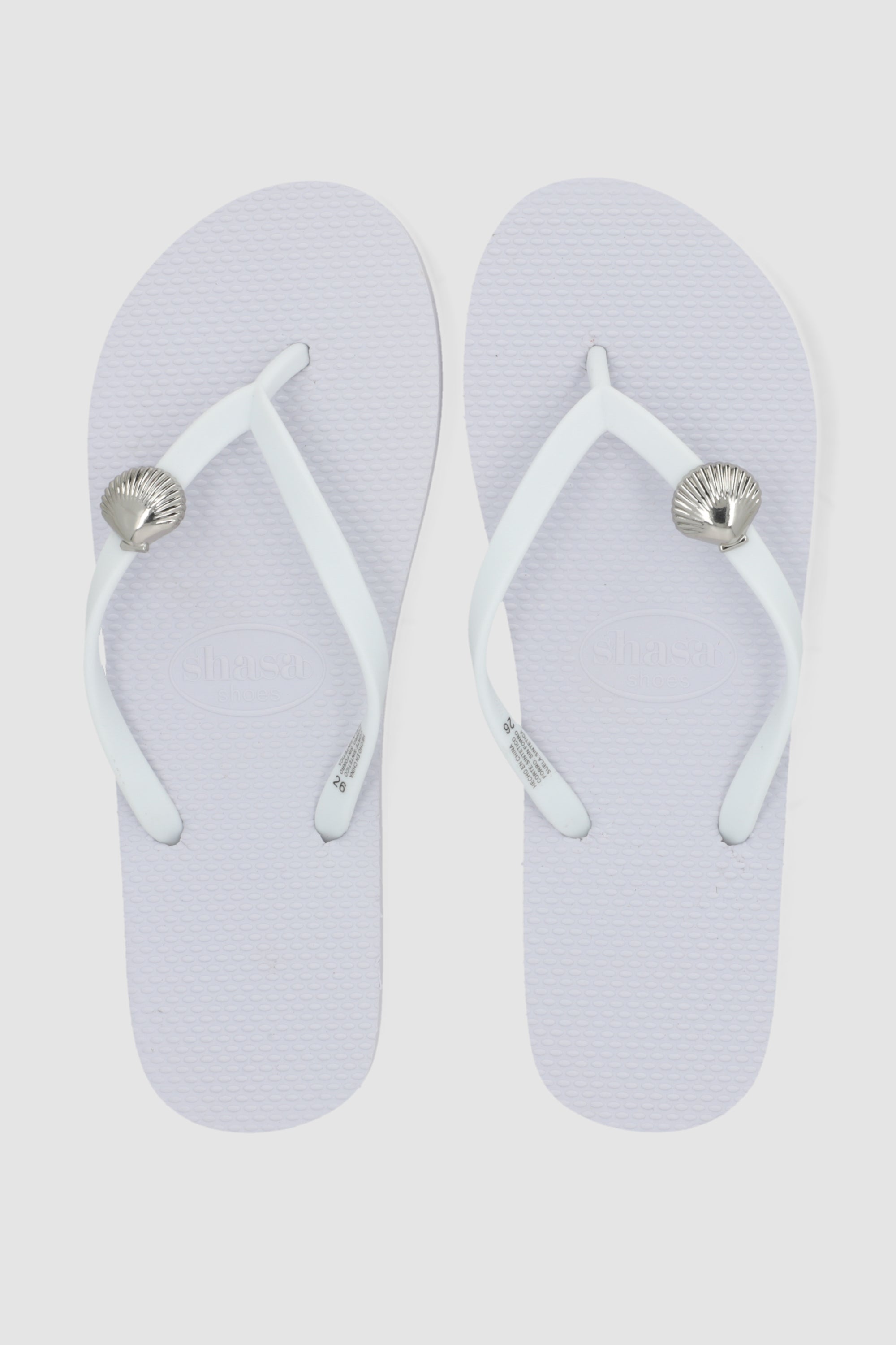Flip flop concha marina BLANCO