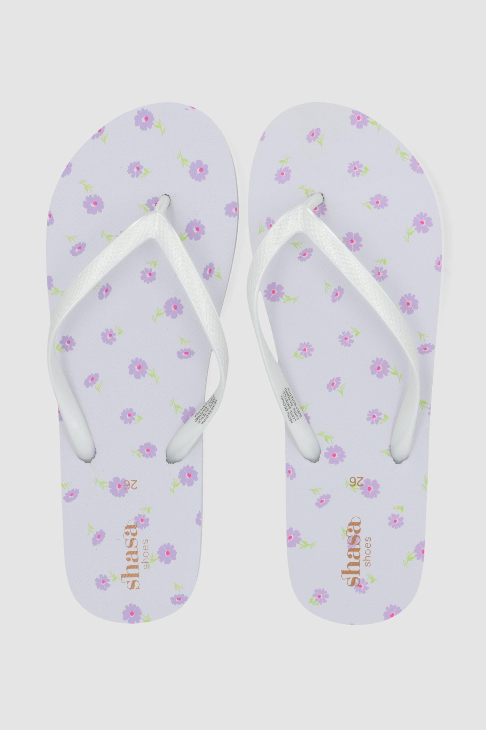 Flip flop margaritas BLANCO