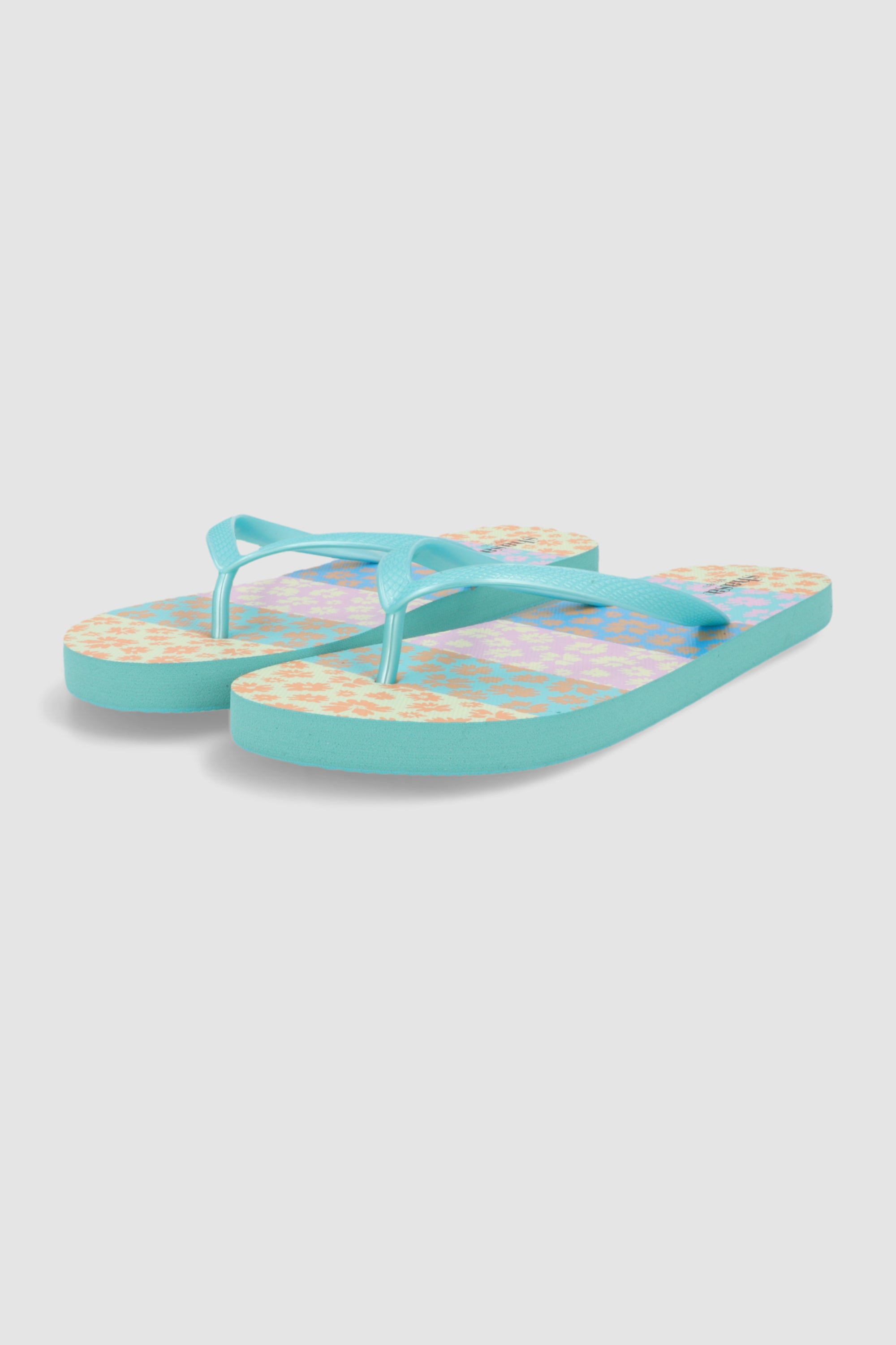 Flip flop flores bloques VERDE