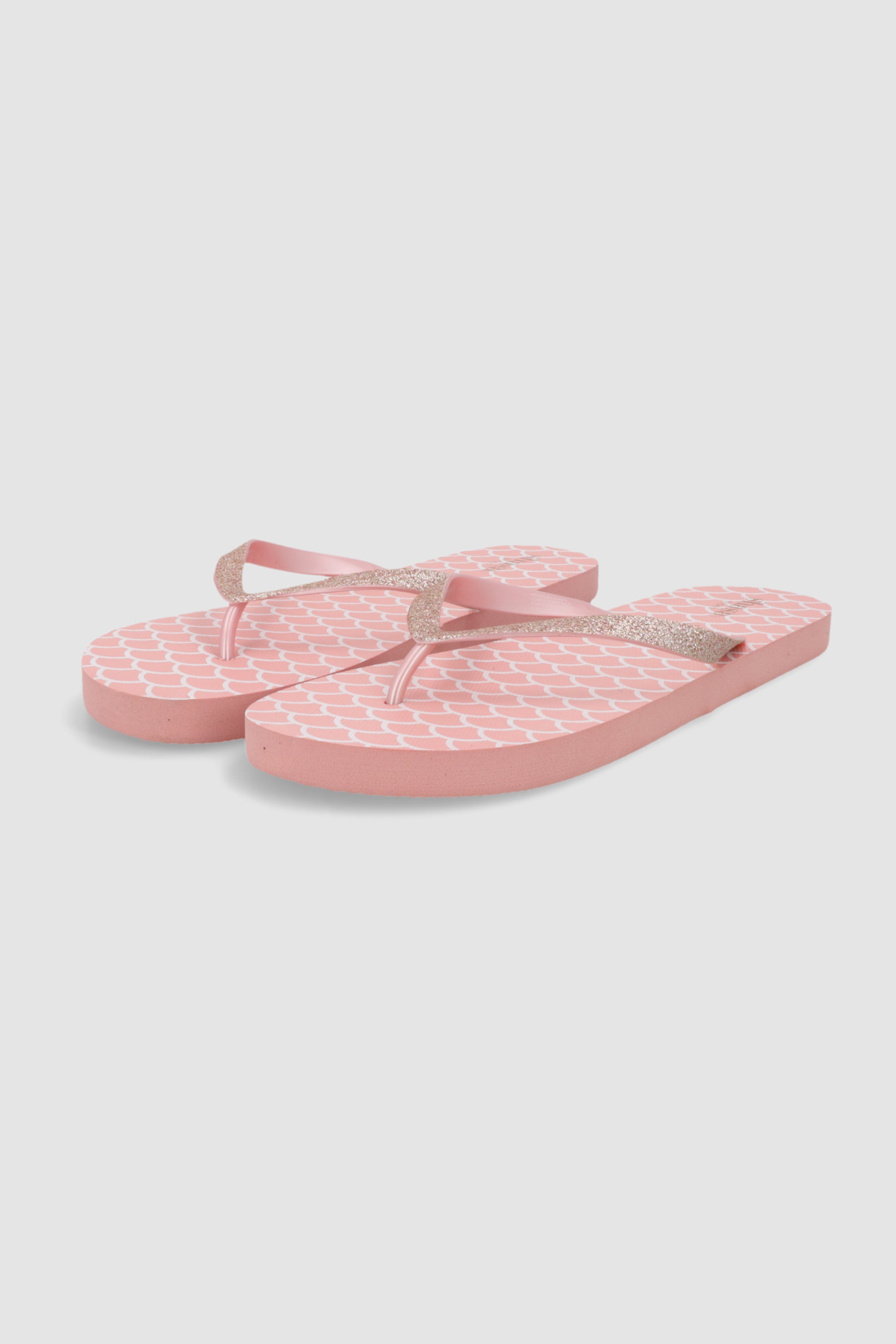 Flip flop escamas foil BLUSH