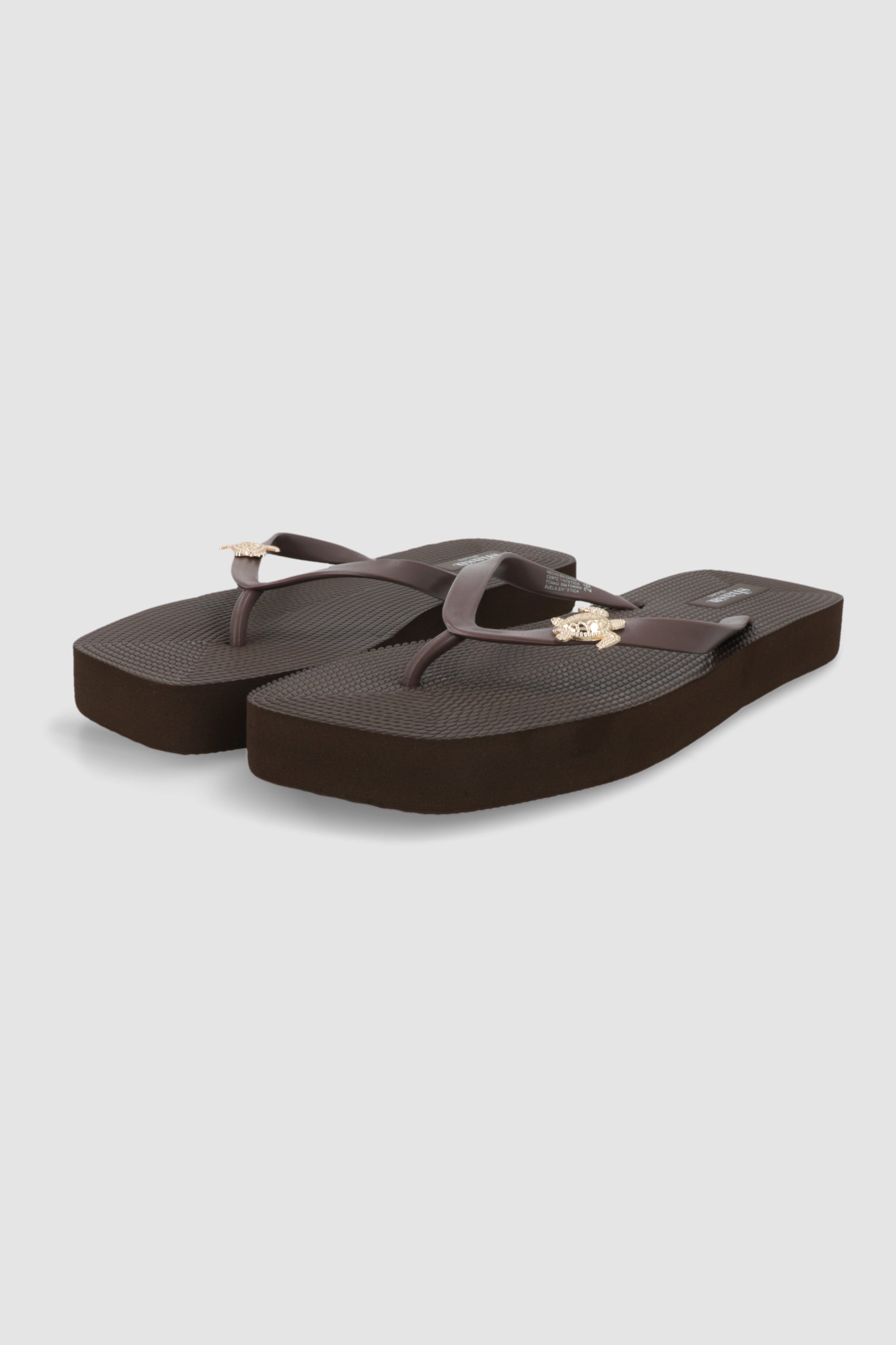 Flip flop plataforma tortuga CAFE