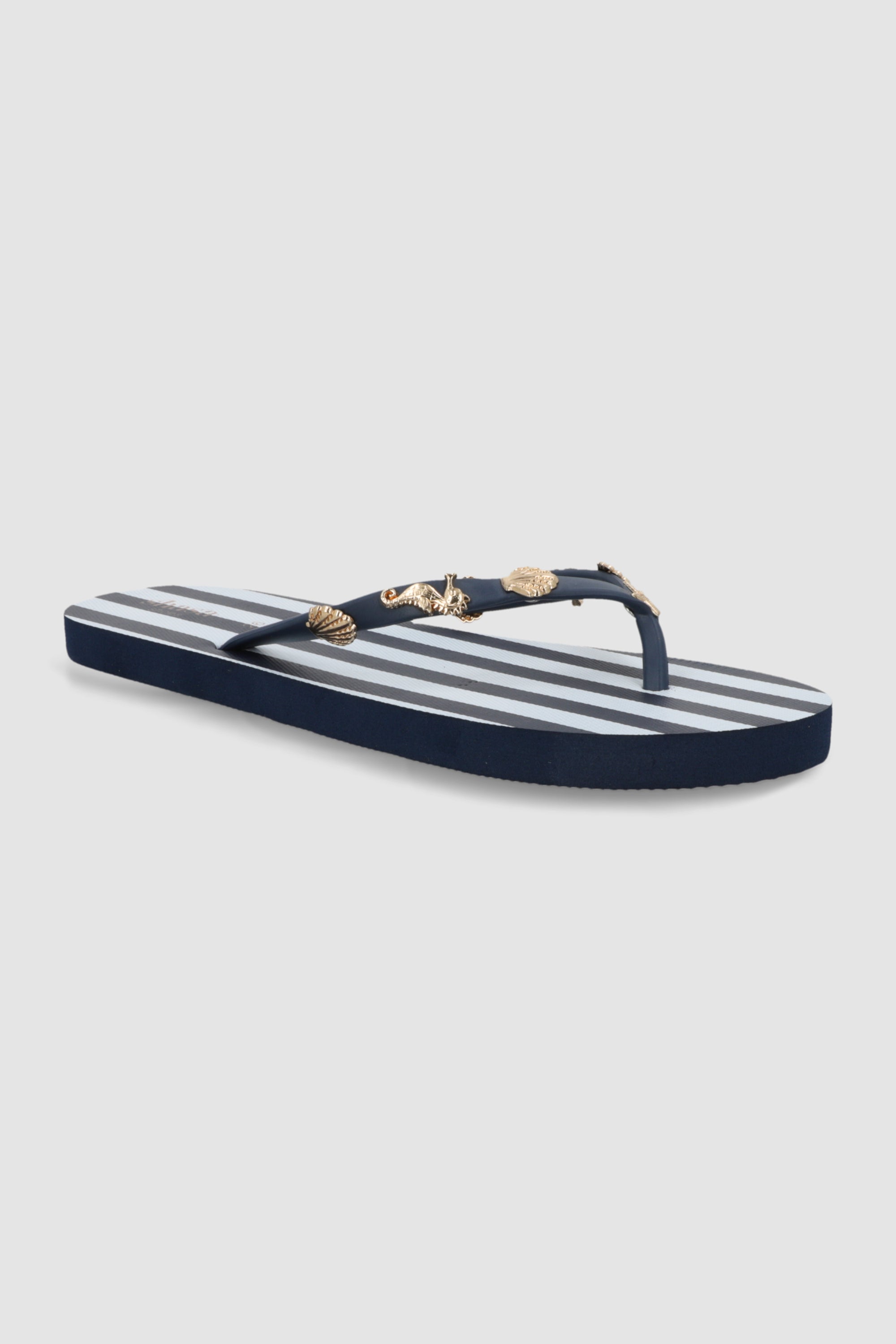 Flip flop rayas charms marinos MARINO