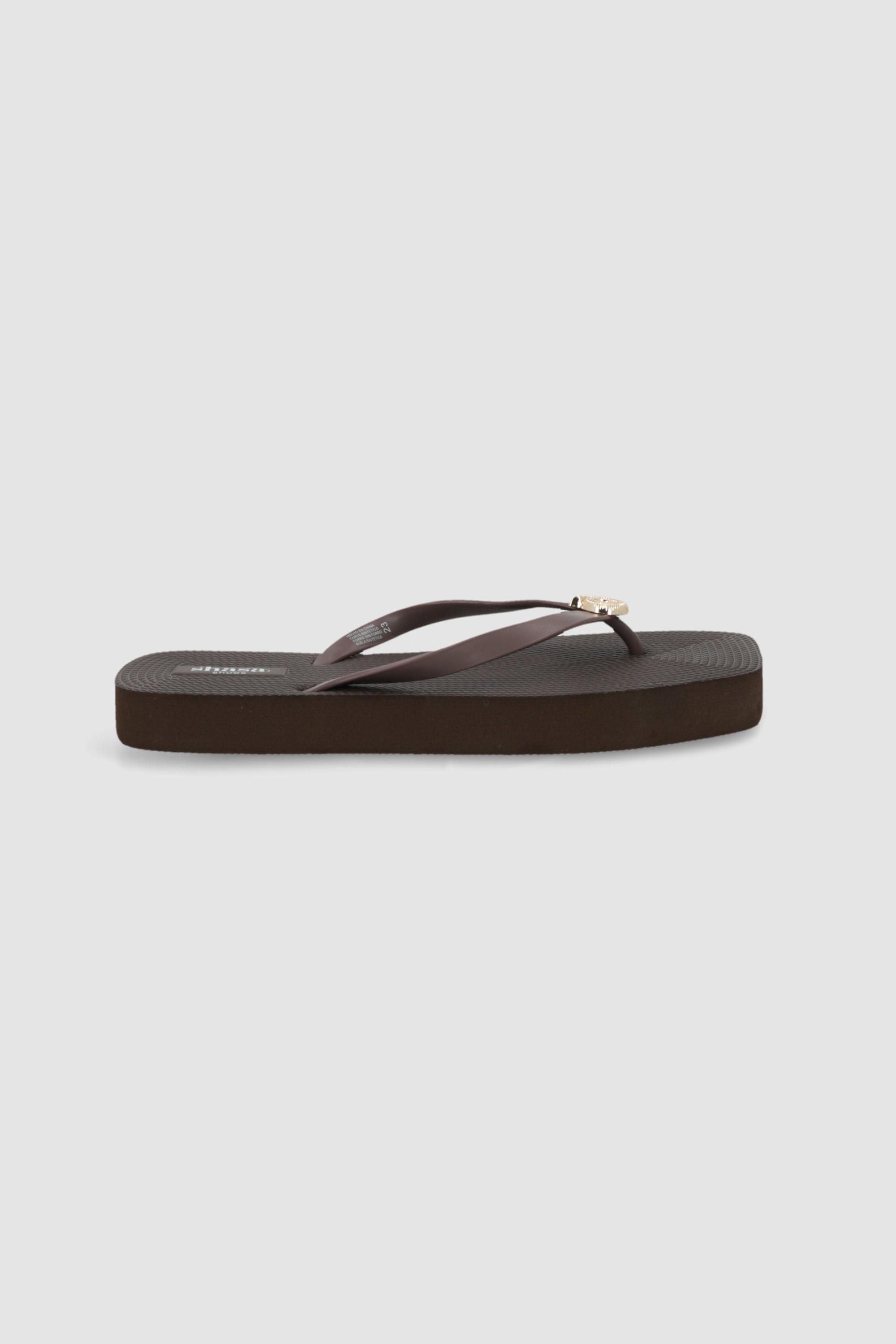 Flip flop plataforma caracola CAFE