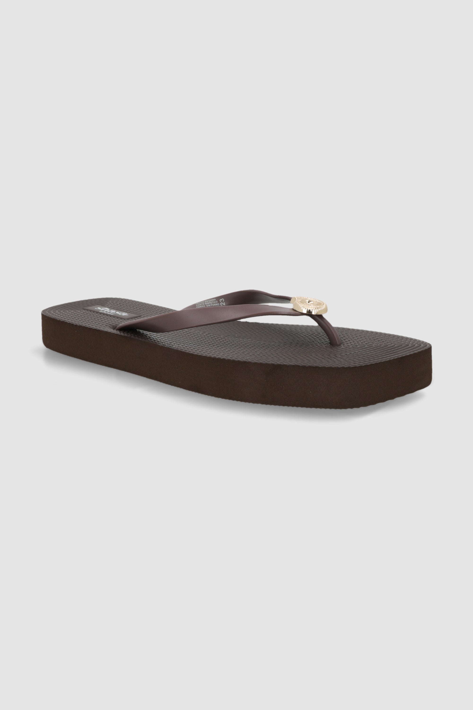 Flip flop plataforma caracola CAFE