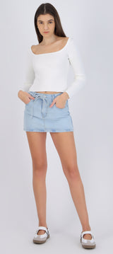 Skort mini falda tiras