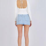 Skort mini falda tiras