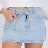 Skort mini falda tiras