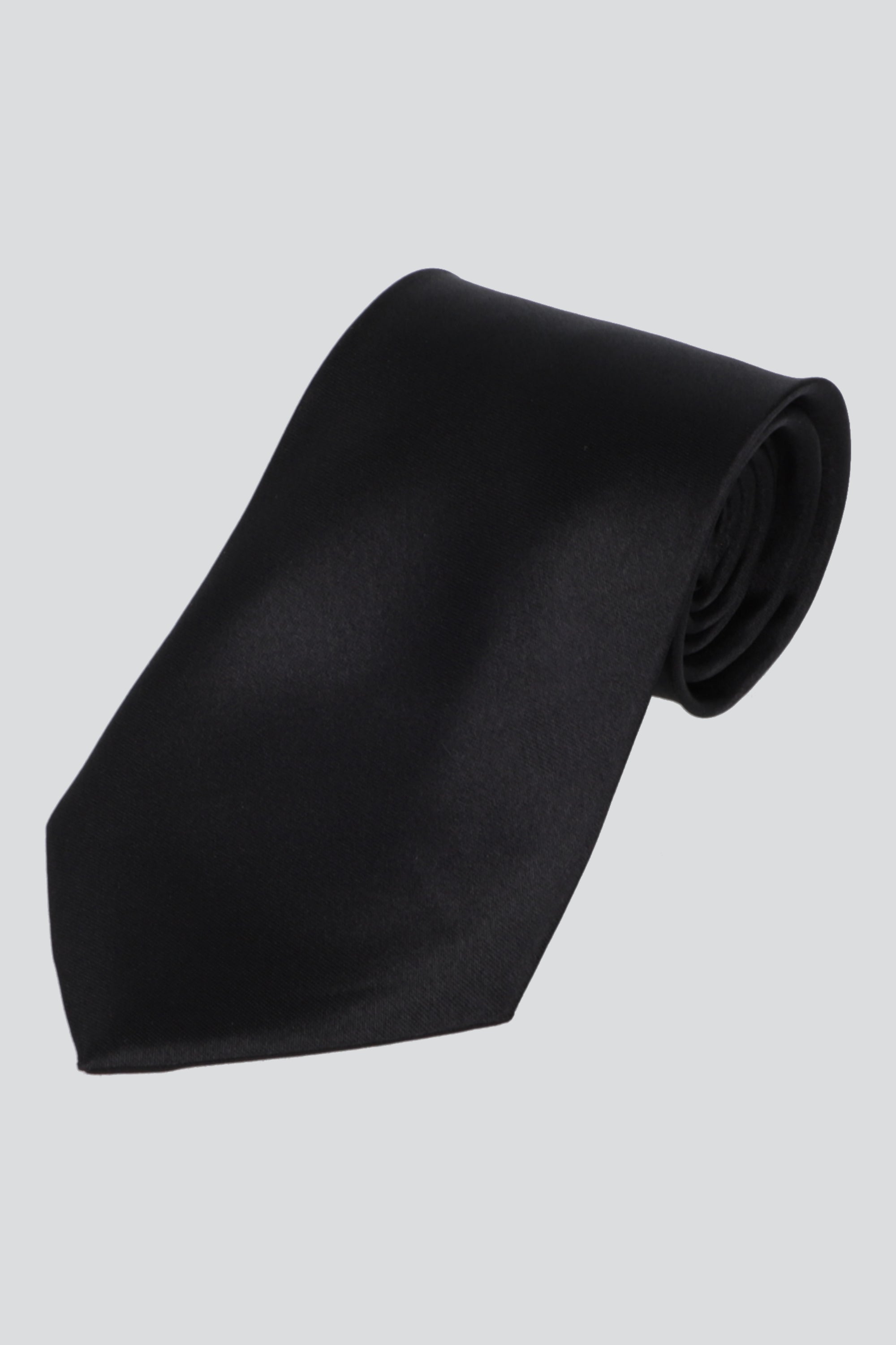 Corbata satin lisa NEGRO