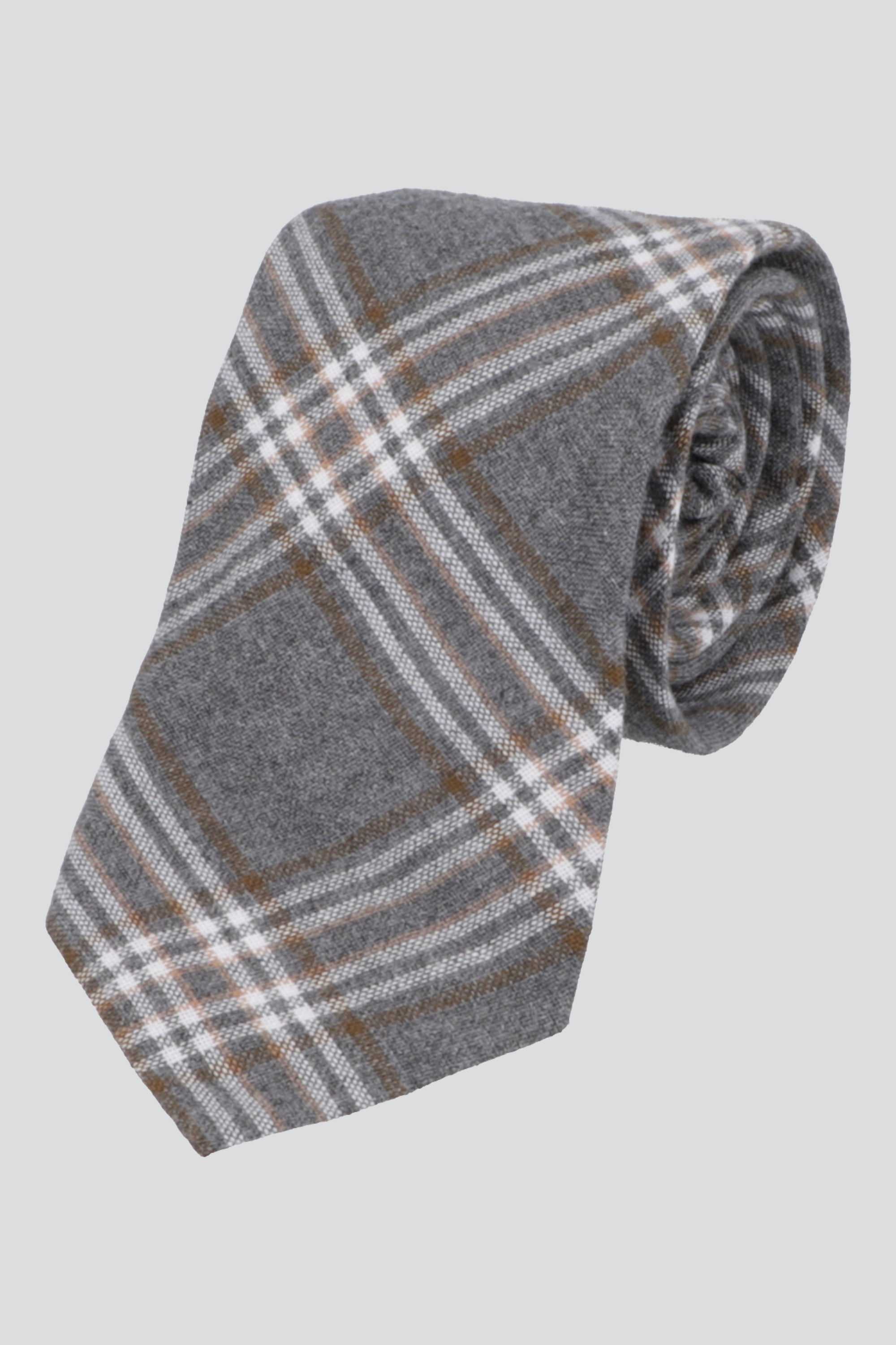 Corbata cuadros GRIS