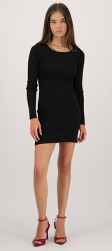 Vestido tejido liso m/l