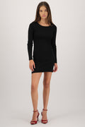 Vestido tejido liso m/l