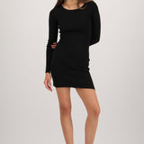 Vestido tejido liso m/l