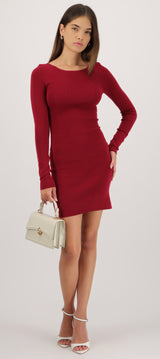 Vestido tejido liso m/l