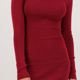 Vestido tejido liso m/l