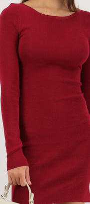 Vestido tejido liso m/l