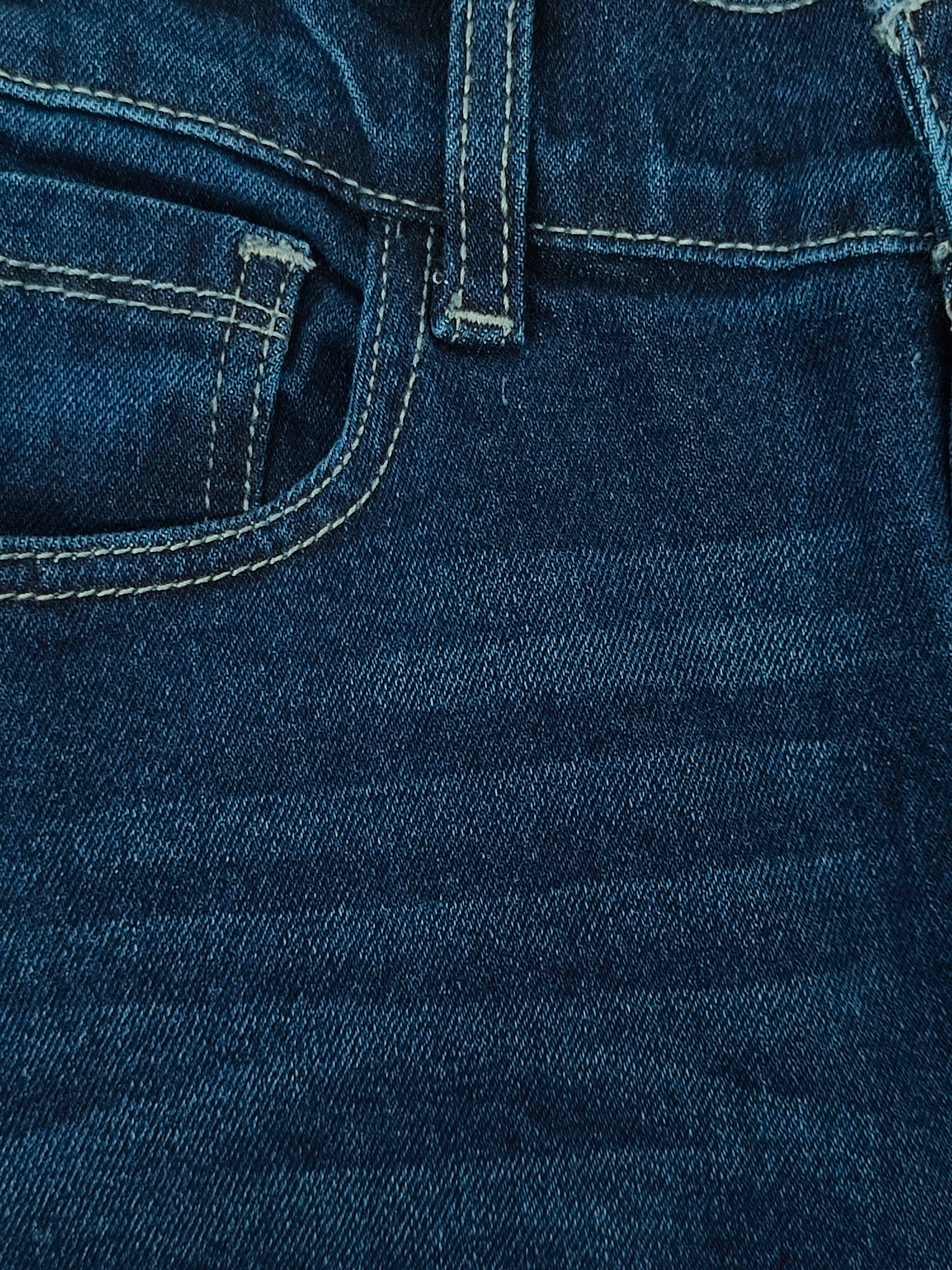 Jeans straight slim DARK WASH