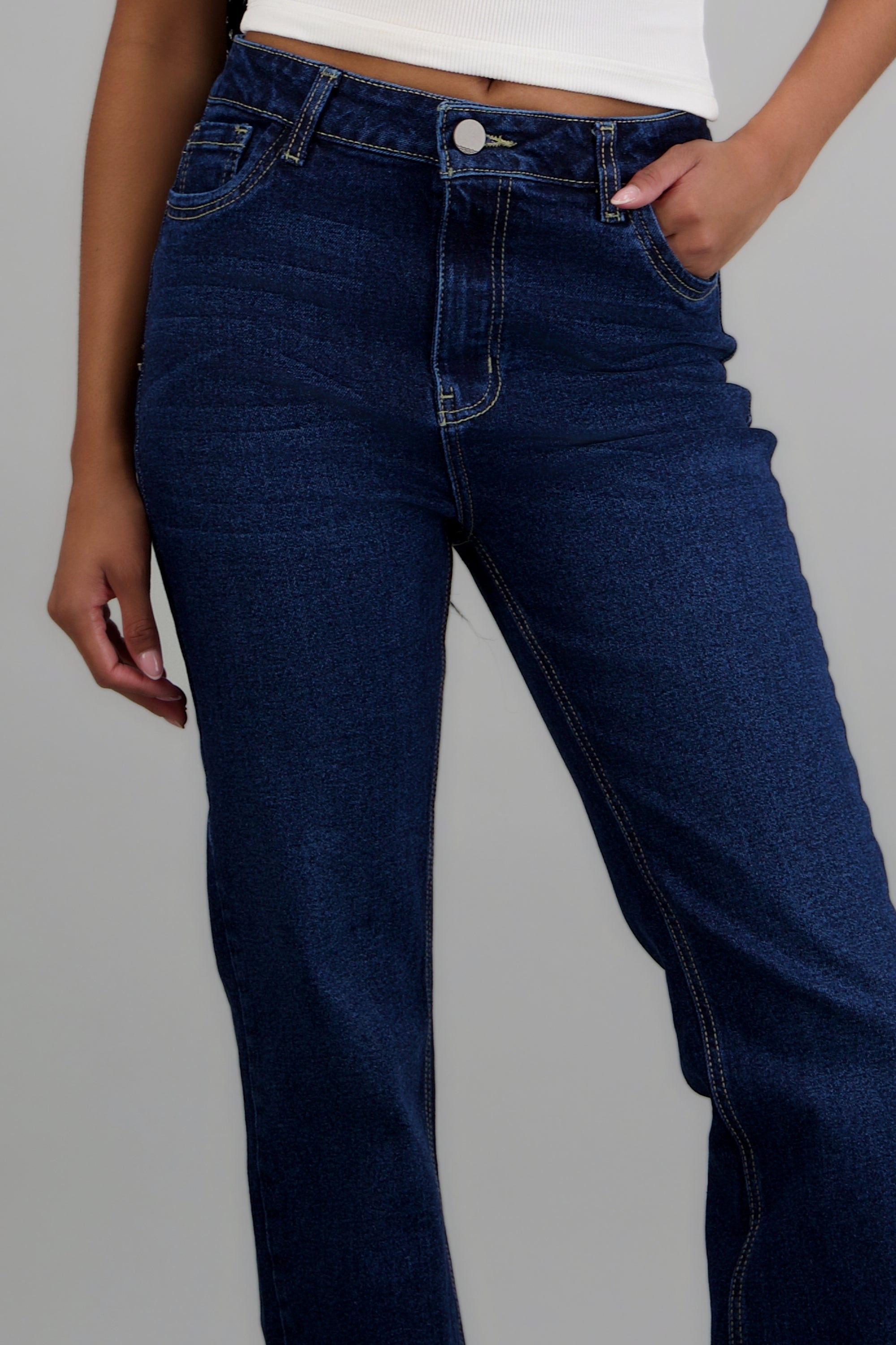 Jeans flare slim DARK WASH