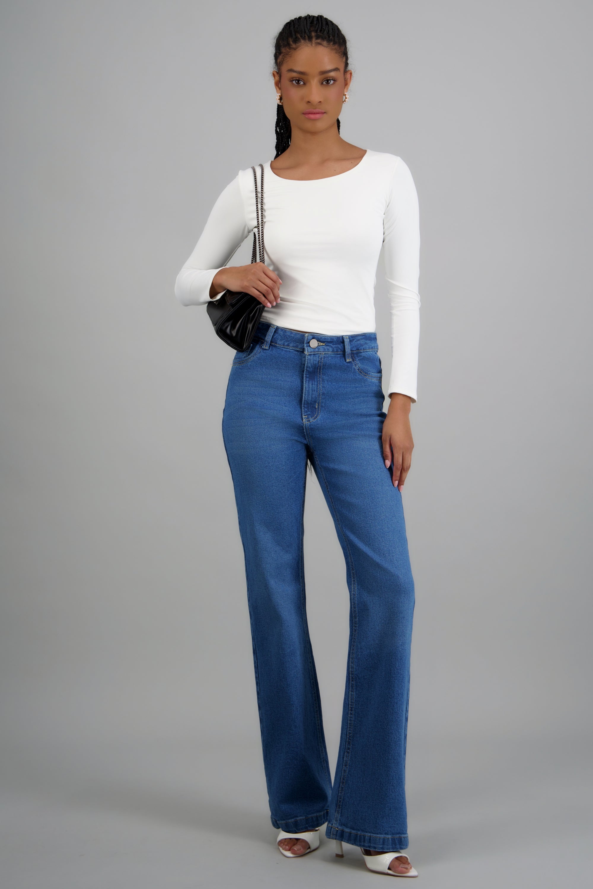 Jeans flare slim MEDIUM WASH