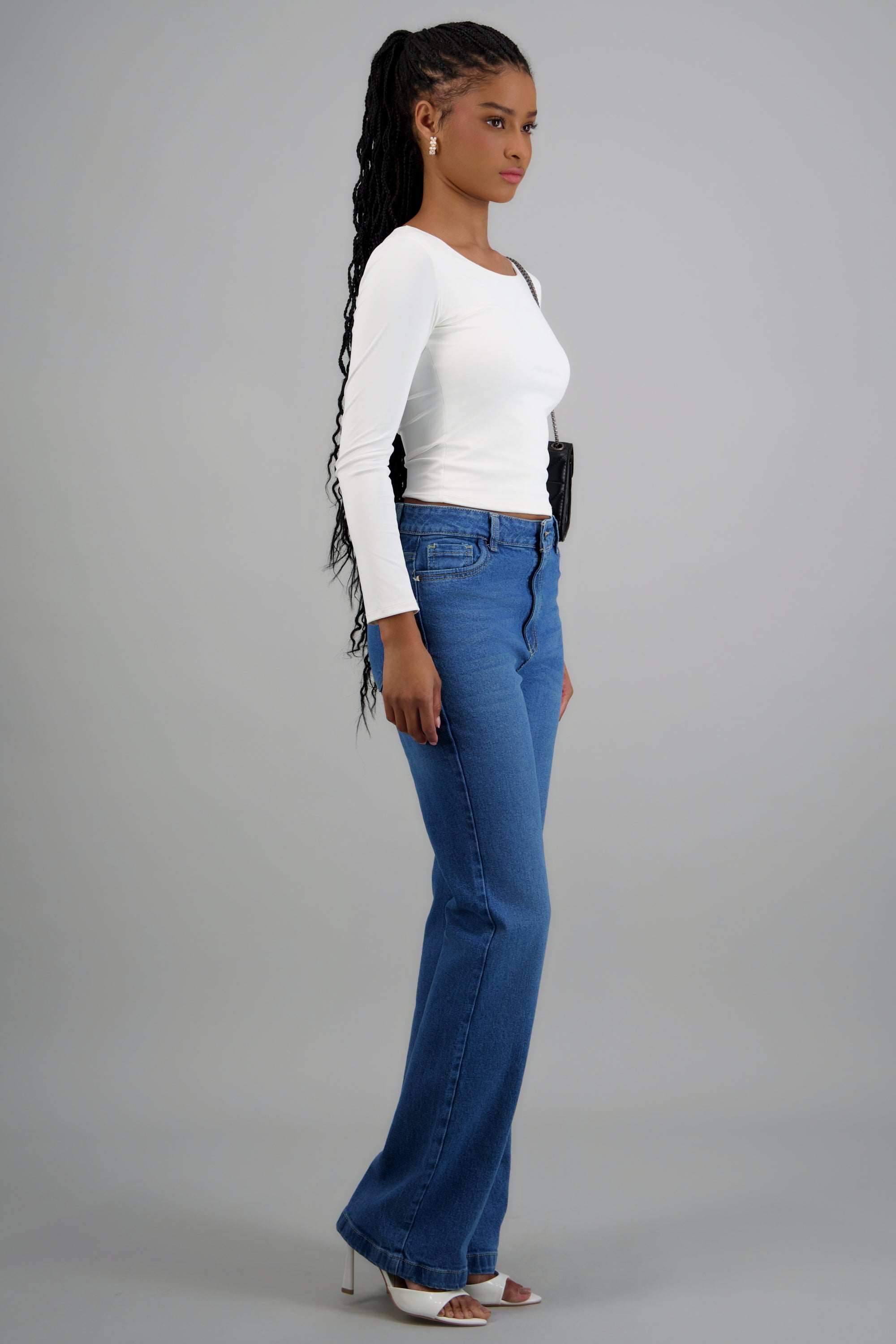Jeans flare slim MEDIUM WASH