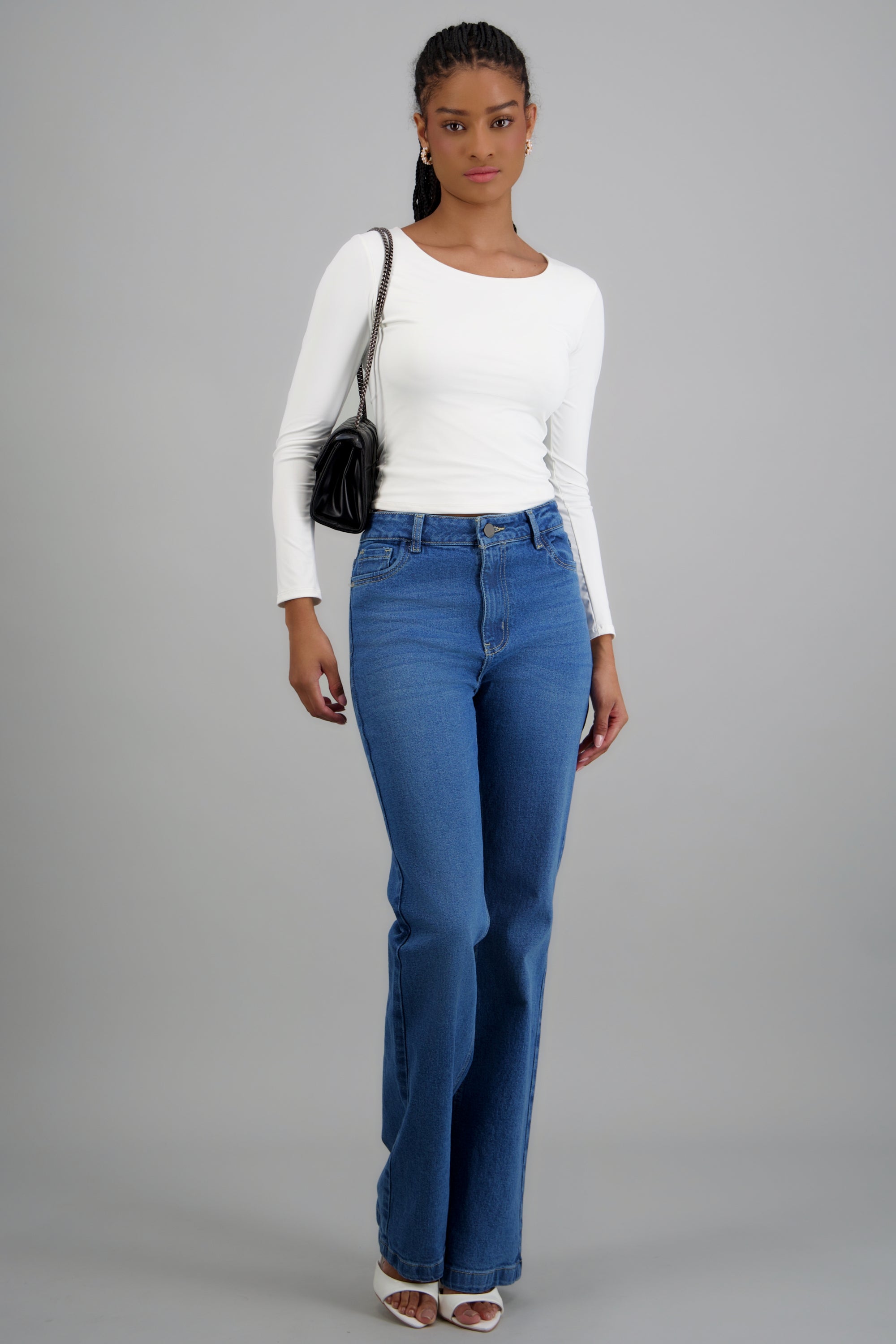 Jeans flare slim MEDIUM WASH