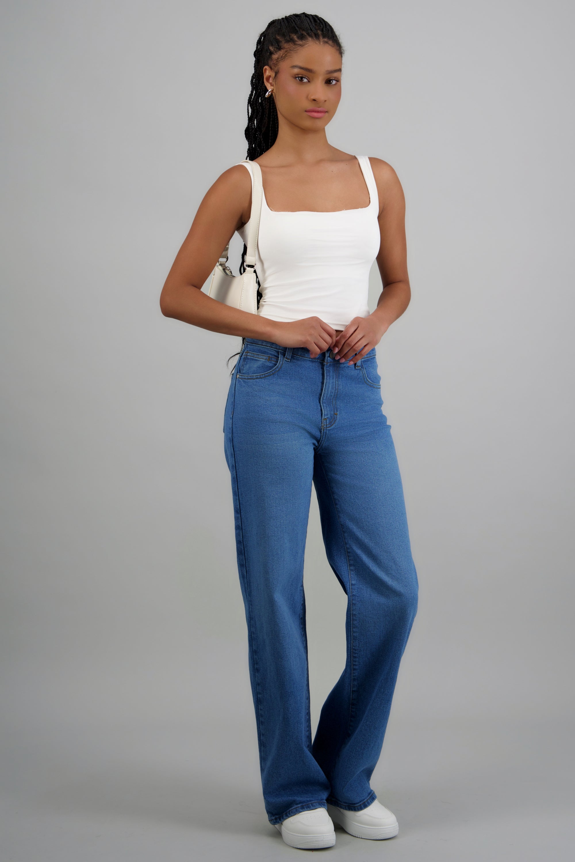 Jeans wide leg regular MEDIUM WASH