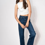 Jeans barrel regular waist