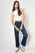Jeans barrel regular waist