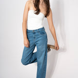 Jeans barrel regular waist