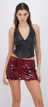 Top halter PU
